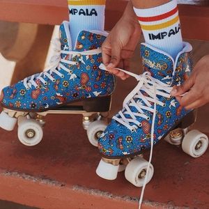 Brand new in box impala quad skates in harmony blue